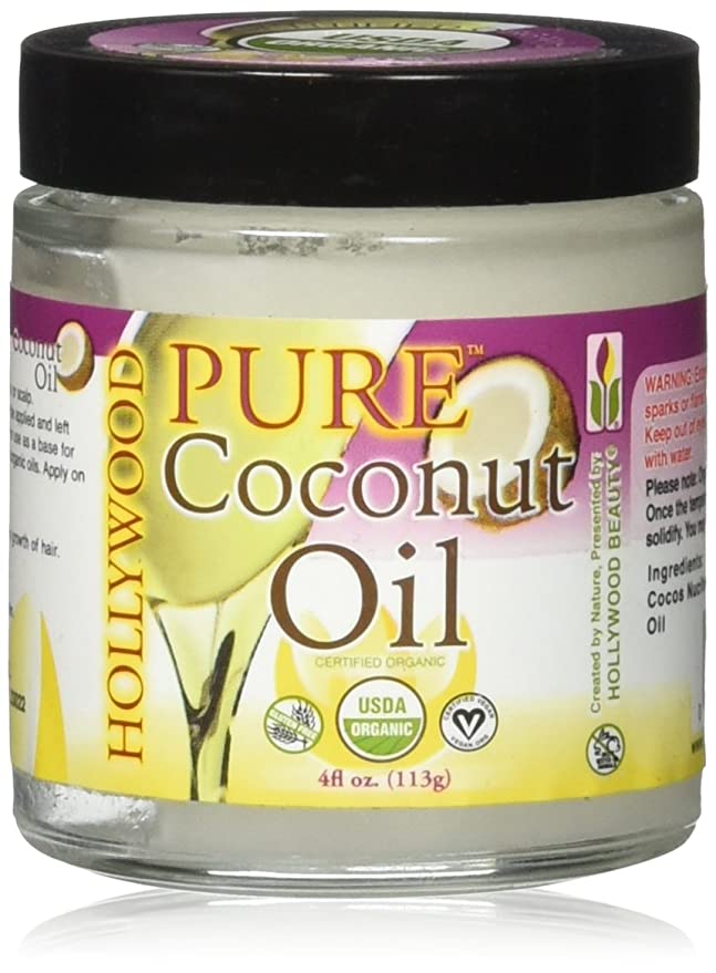 Hollywood Beauty 100% Pure Coconut Oil - 4.0 Oz | Shop at CC Hair & Beauty UK
