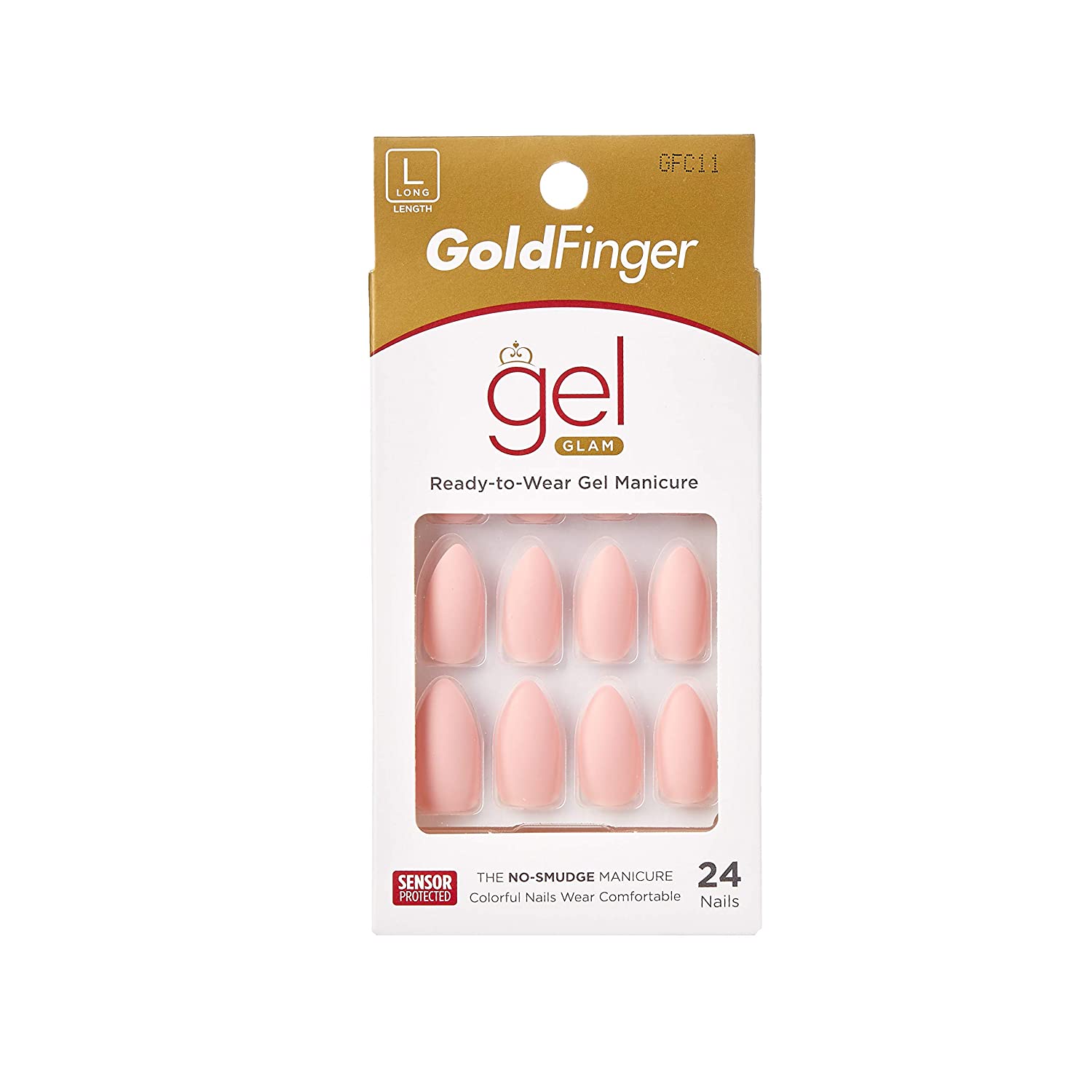 KISS GoldFinger Gel Glam Manicure Nails GFC11 | Shop at CC Hair & Beauty UK