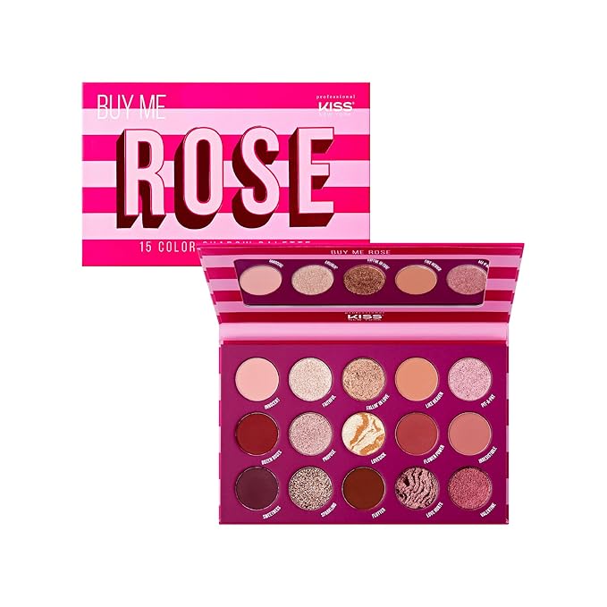 KISS NEW YORK Professional Shadow Palette  - Buy Me Rose | CC Hair & Beauty UK