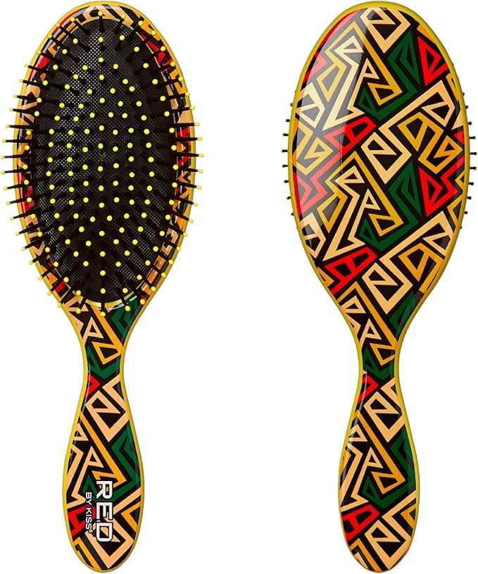 Red by Kiss Designed Brush, Easy Hair Detangling & Styling, Scalp Massage | CC Hair & Beauty UK
