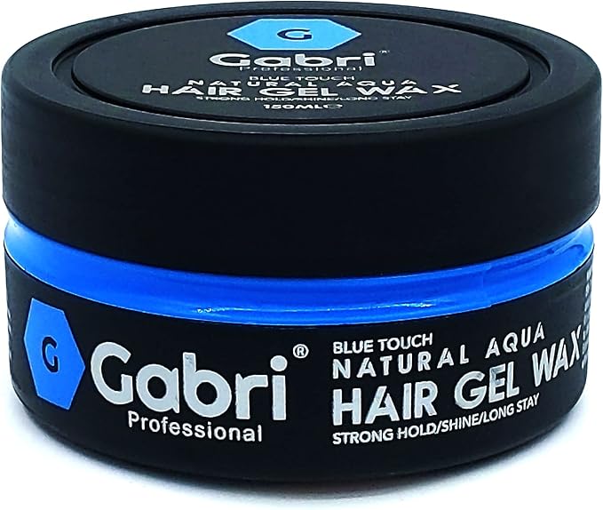 Gabri Professional Blue Touch Bubblegum Scented Natural Aqua Gel Hair Wax 150ml