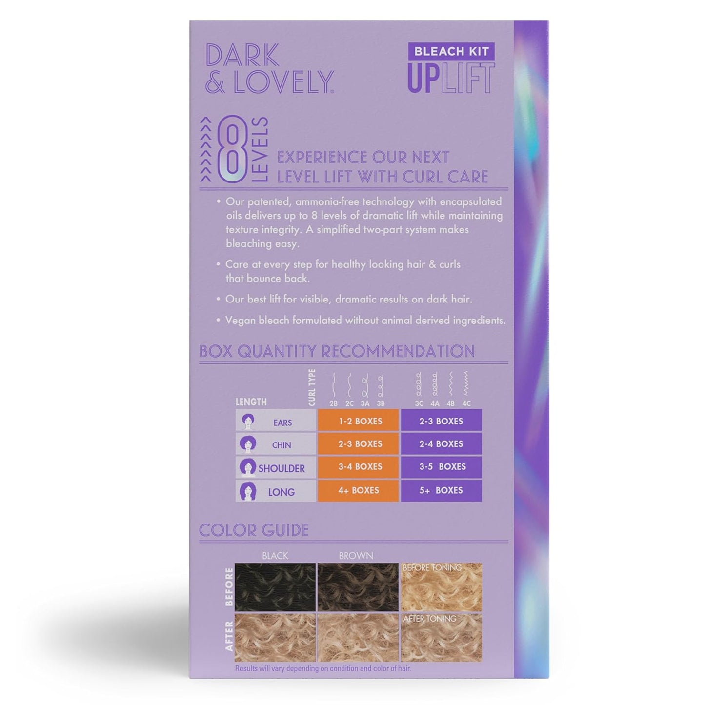 Dark and Lovely Uplift Bleaching Kit with Powder, Developer & Toner for Blonde Hair | CC Hair & Beauty UK