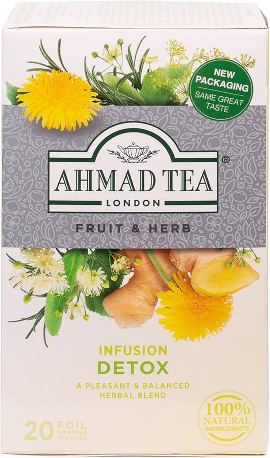 Ahmad Tea Detox Fruit and Herbal Infusion 40g