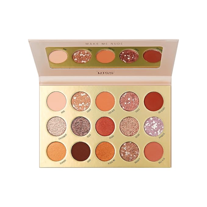 KISS NEW YORK Professional Shadow Palette - Make Me Nude - available online | CC Hair & Beauty UK