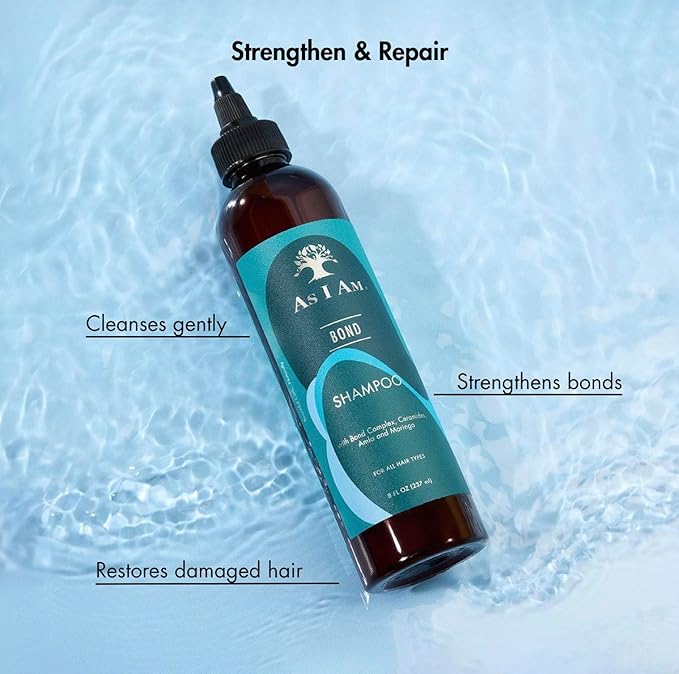 As I Am Bond Repair Shampoo With Moringa, Amla, & Ceramides 8oz - view 4