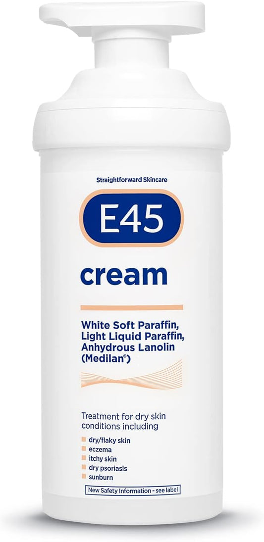 E45 Cream For Dry Skin  500ml - available online | CC Hair & Beauty UK