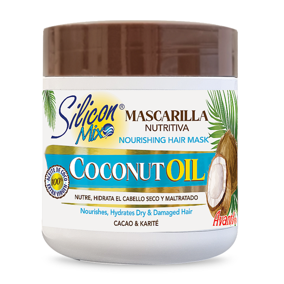Avanti Silicon Mix Coconut Oil Nourishing Hair Mask 17oz | Shop at CC Hair & Beauty UK