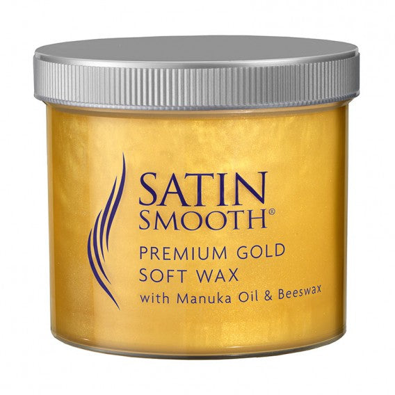 Satin Smooth Premium Gold Wax With Manuka Oil & Beeswax - 450G | Shop at CC Hair & Beauty UK