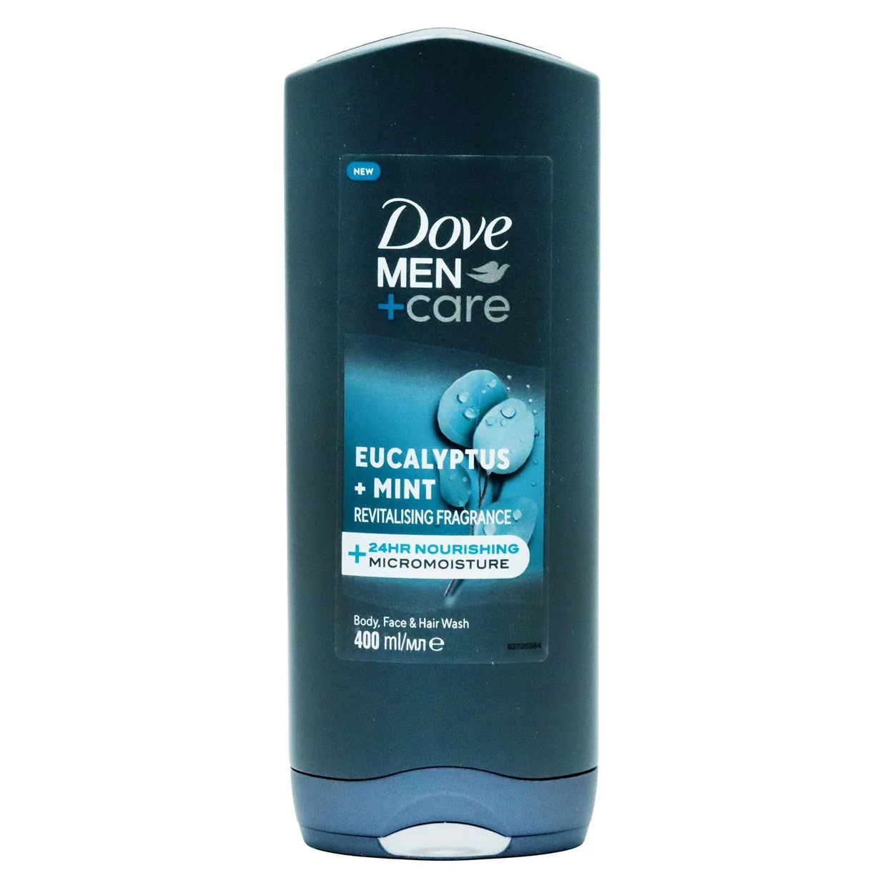 Dove Men+Care Eucalyptus + Mint 3-in-1 Hair, Body and Face Wash Body Cleanser shower gel 400ml | CC Hair & Beauty UK