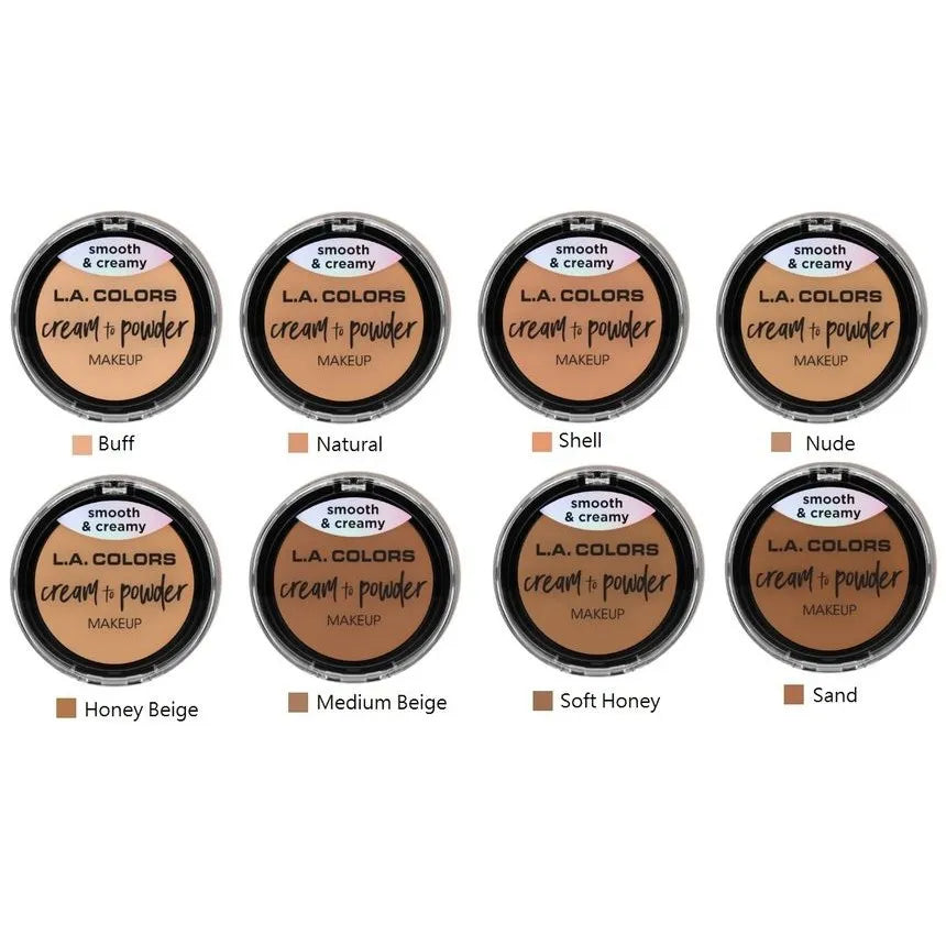 L.a. Colors Cream To Powder Foundation - 0.18oz