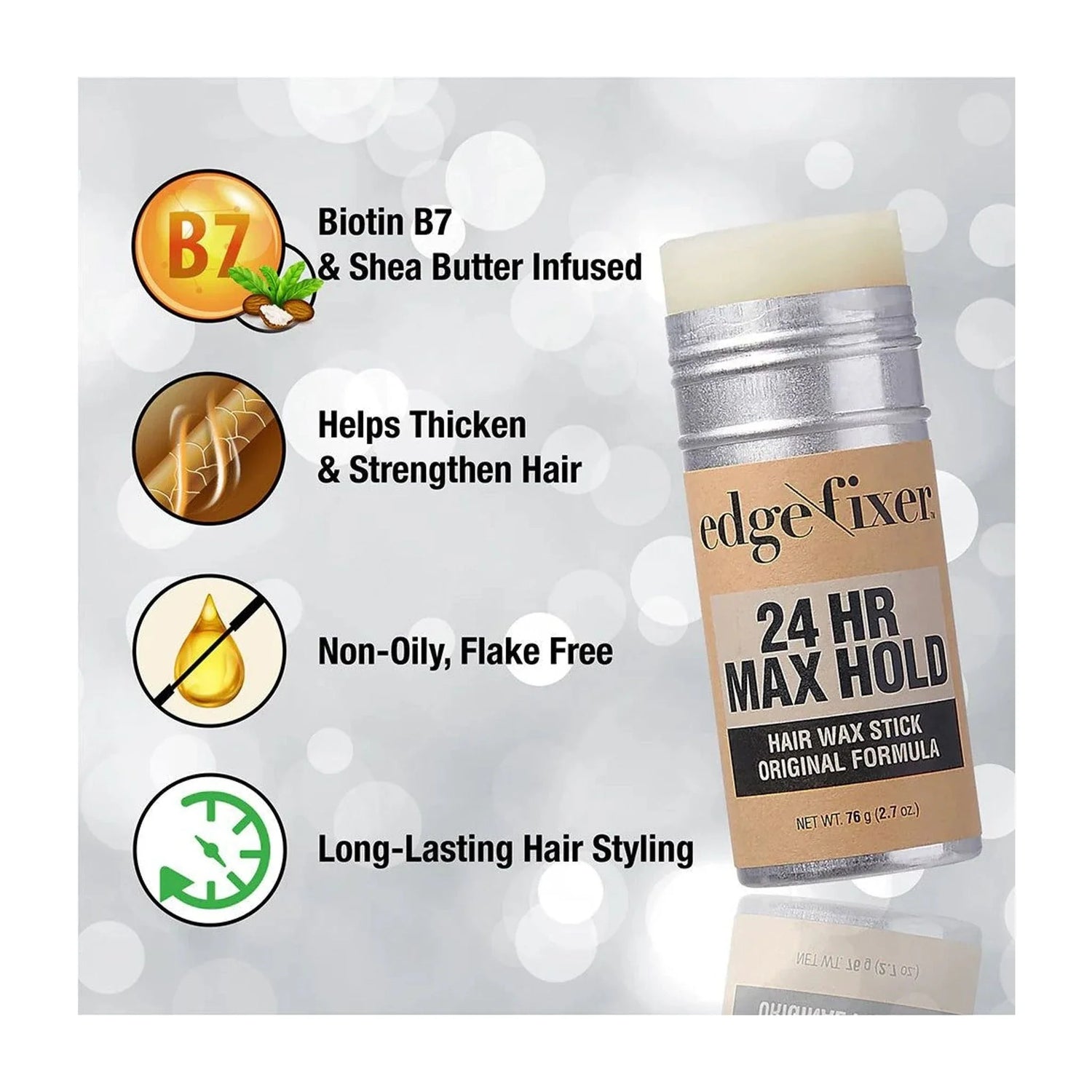 Red By Kiss Red By Kiss Edge Fixer Hair Wax Stick, 24 Hour Hold 2.7oz | CC Hair & Beauty Leeds