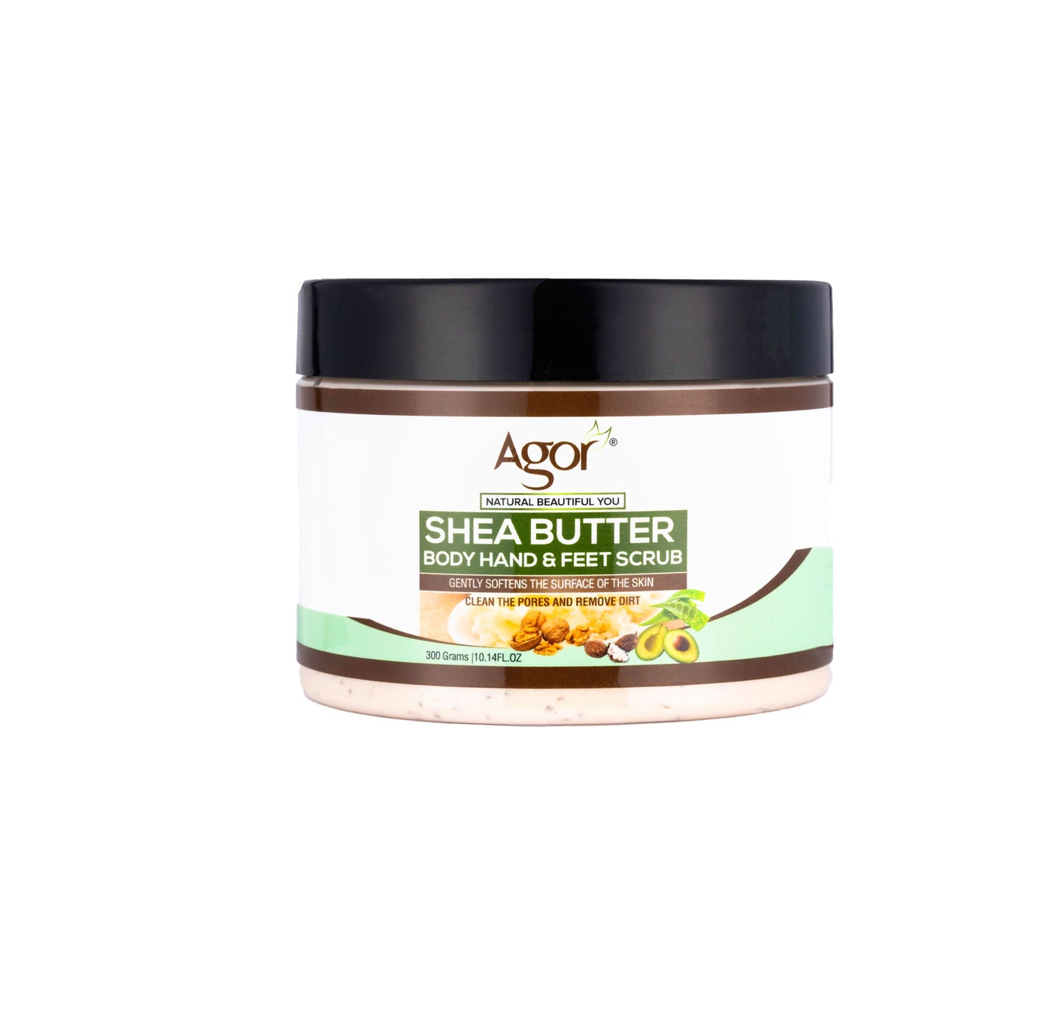 Agor Shea Butter Body Hand & Feet Scrub - 300g