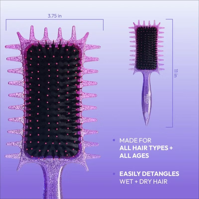 Red By Kiss Curl - Art Styler Detangling & Curl Defining Brush With Side Combs - view 2