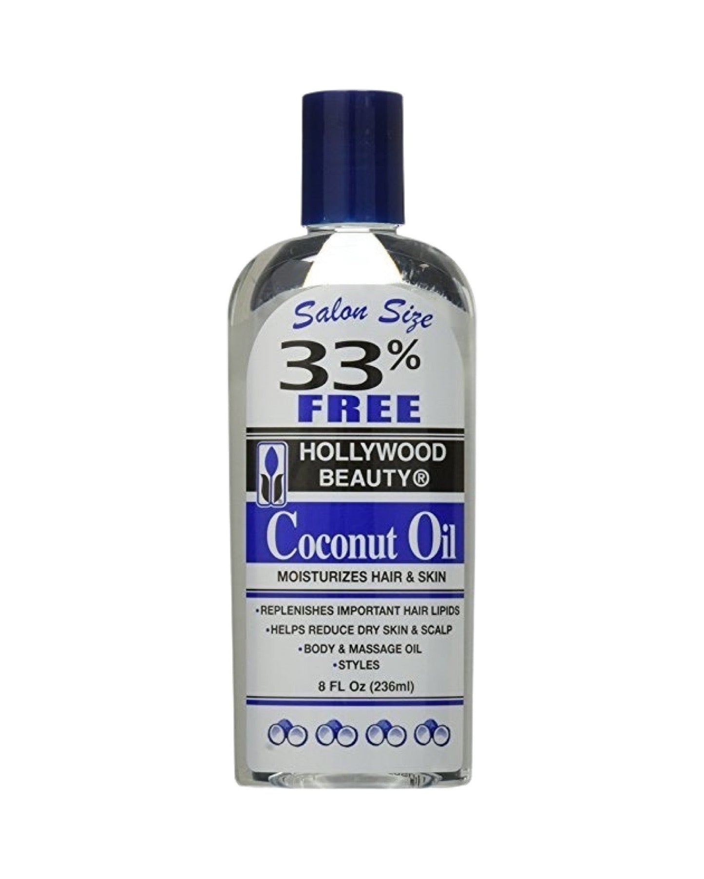 Salon Size 33% Free Hollywood Beauty Coconut Oil | Shop at CC Hair & Beauty UK