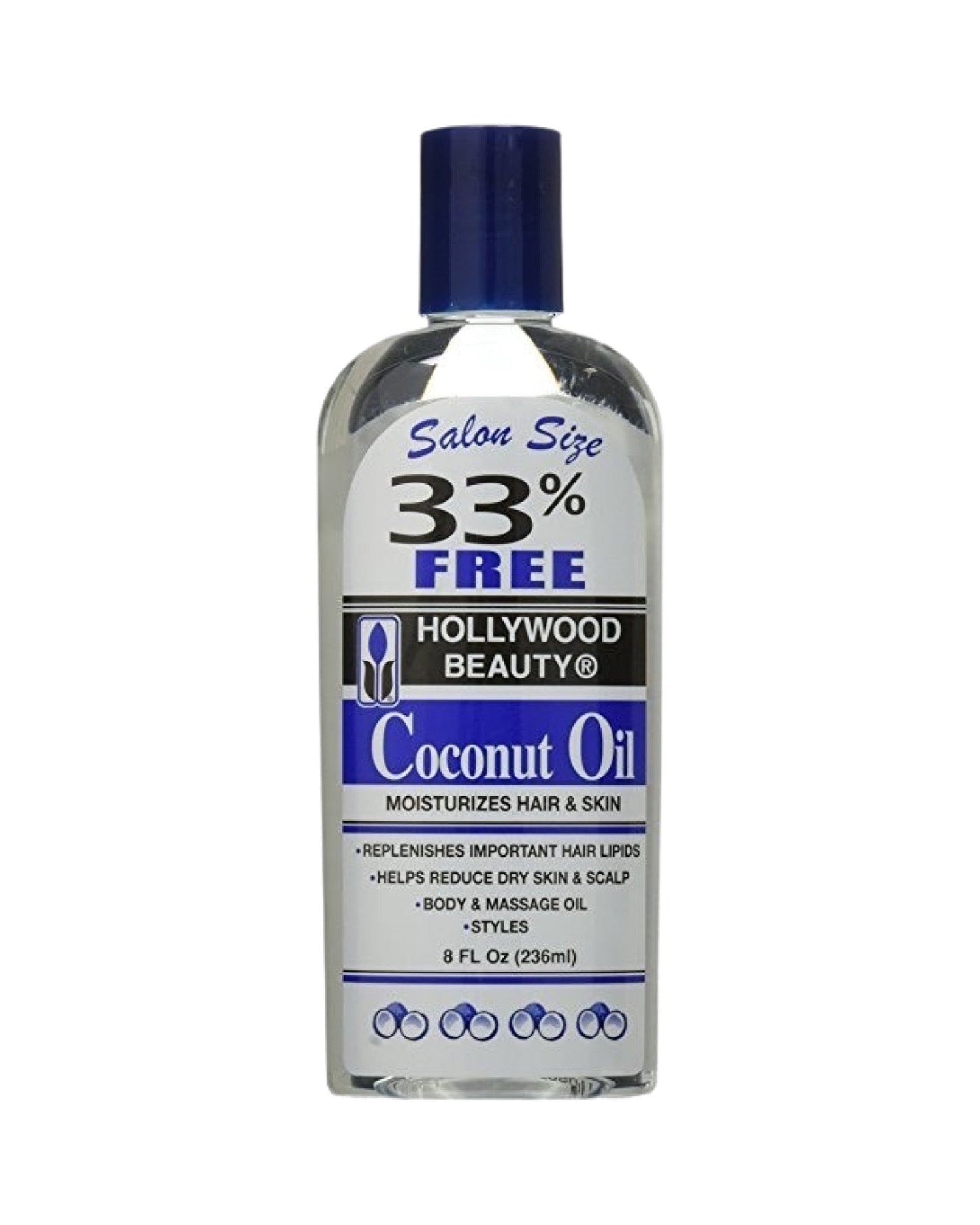 Salon Size 33% Free Hollywood Beauty Coconut Oil | Shop at CC Hair & Beauty UK