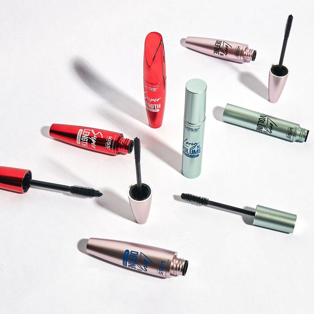 Kiss New York Professional Washable & Waterproof Long N Define Mascara | CC Hair & Beauty UK