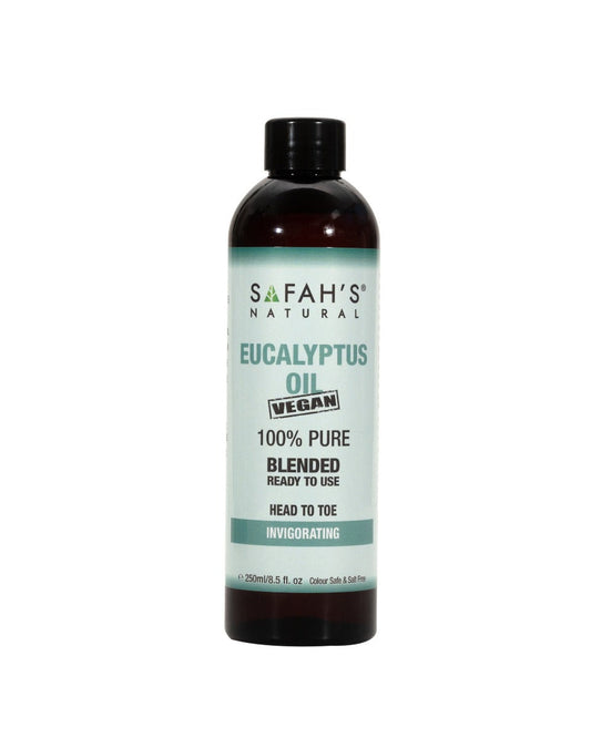 Safahs Natural 100% Pure Blended Eucalyptus Oil - 250ml | Shop at CC Hair & Beauty UK