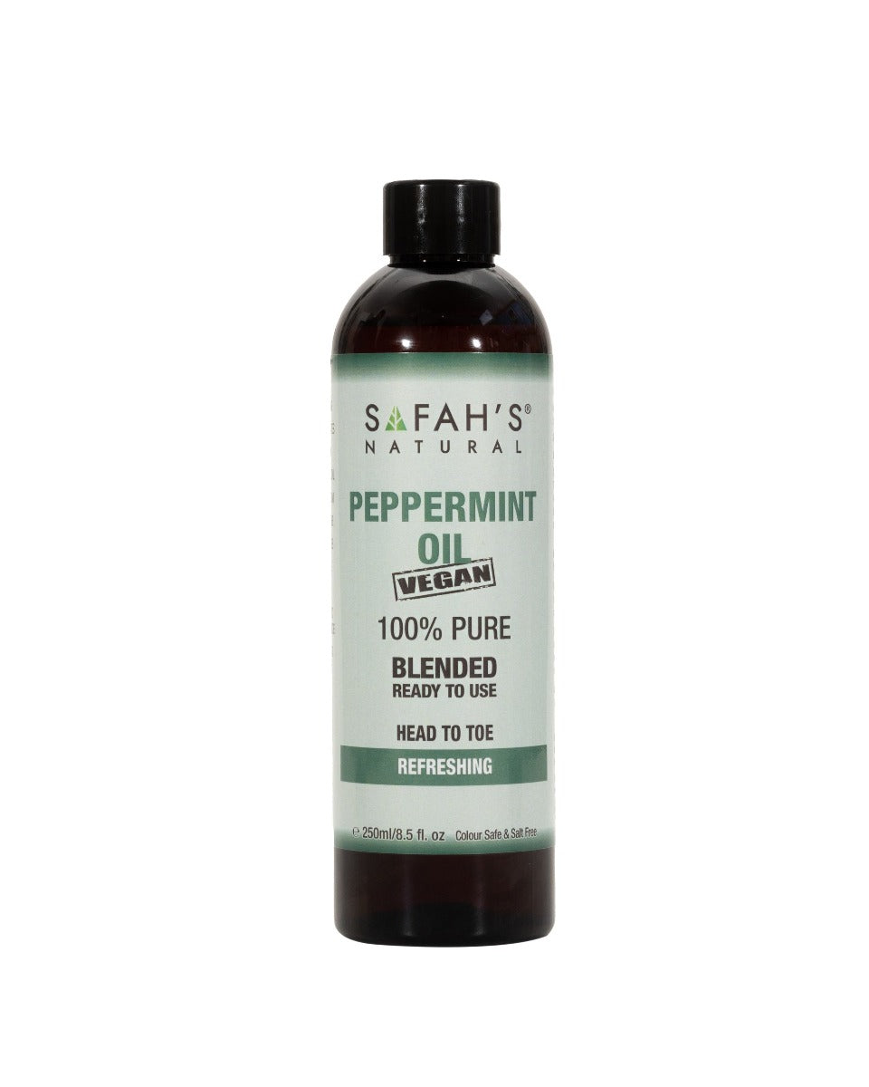 Safahs Natural – 100% Pure Blended Peppermint Oil 250ml | Shop at CC Hair & Beauty UK