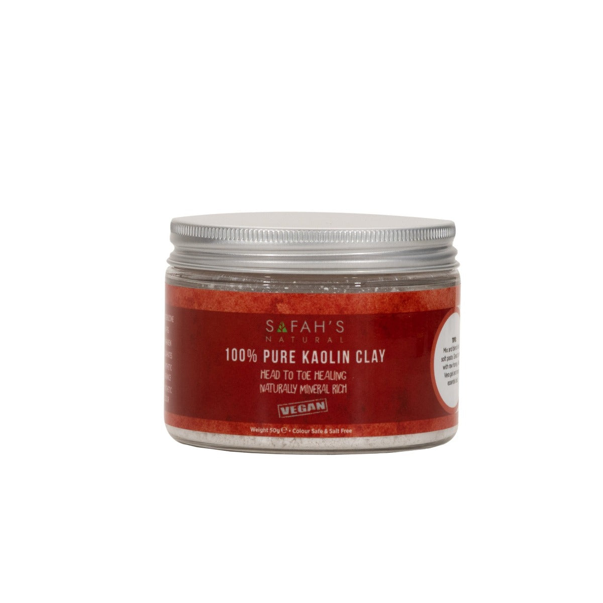 Safahs Natural Kaolin Clay - 50G | Shop at CC Hair & Beauty UK