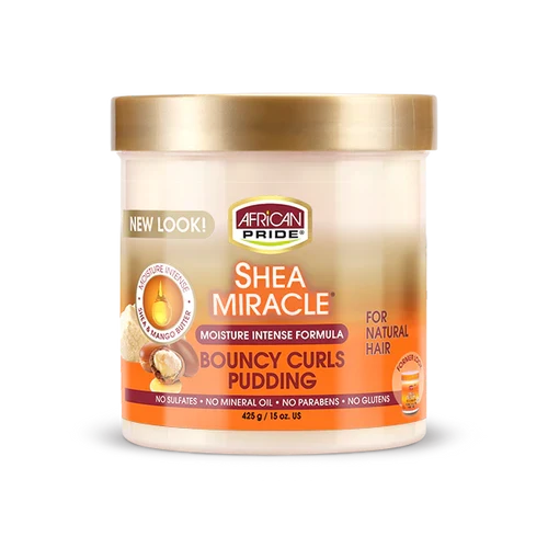 African Pride Shea Butter  Bouncy Curls Pudding - 15Oz | Shop at CC Hair & Beauty UK