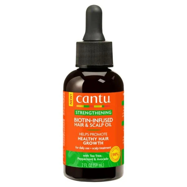Cantu Biotin Infused Hair & Scalp Oil - 2 Fl Oz | Shop at CC Hair & Beauty UK