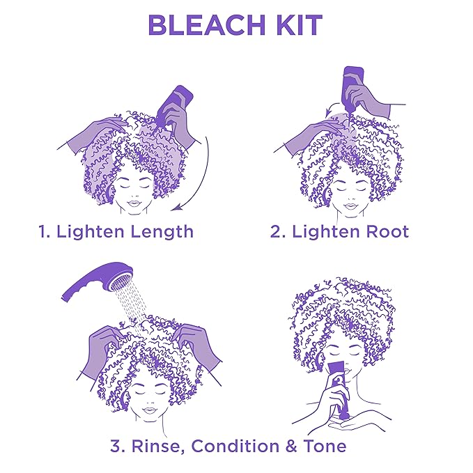 Dark and Lovely Uplift Bleaching Kit with Powder, Developer & Toner for Blonde Hair | CC Hair & Beauty UK