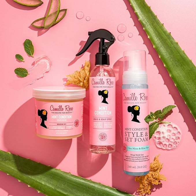 Camille Rose Style & Set Foam Mint Condition Styling Mousse 8oz - view 3