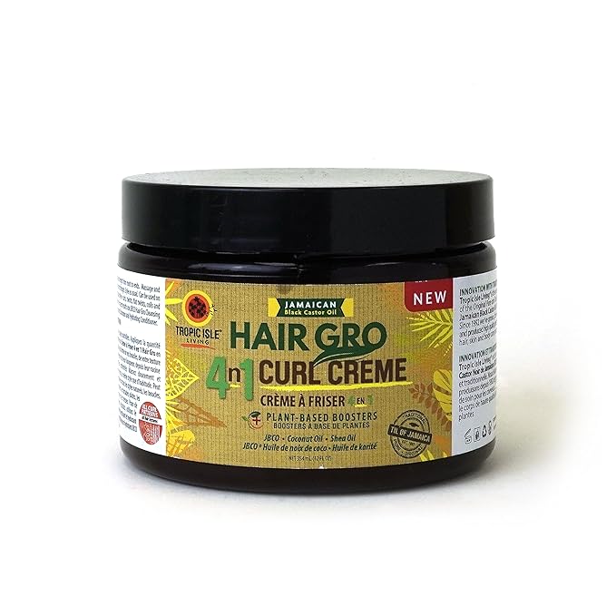 Tropic Isle Living Hair Gro 4N1 Curl Creme 12oz - available online | CC Hair & Beauty UK
