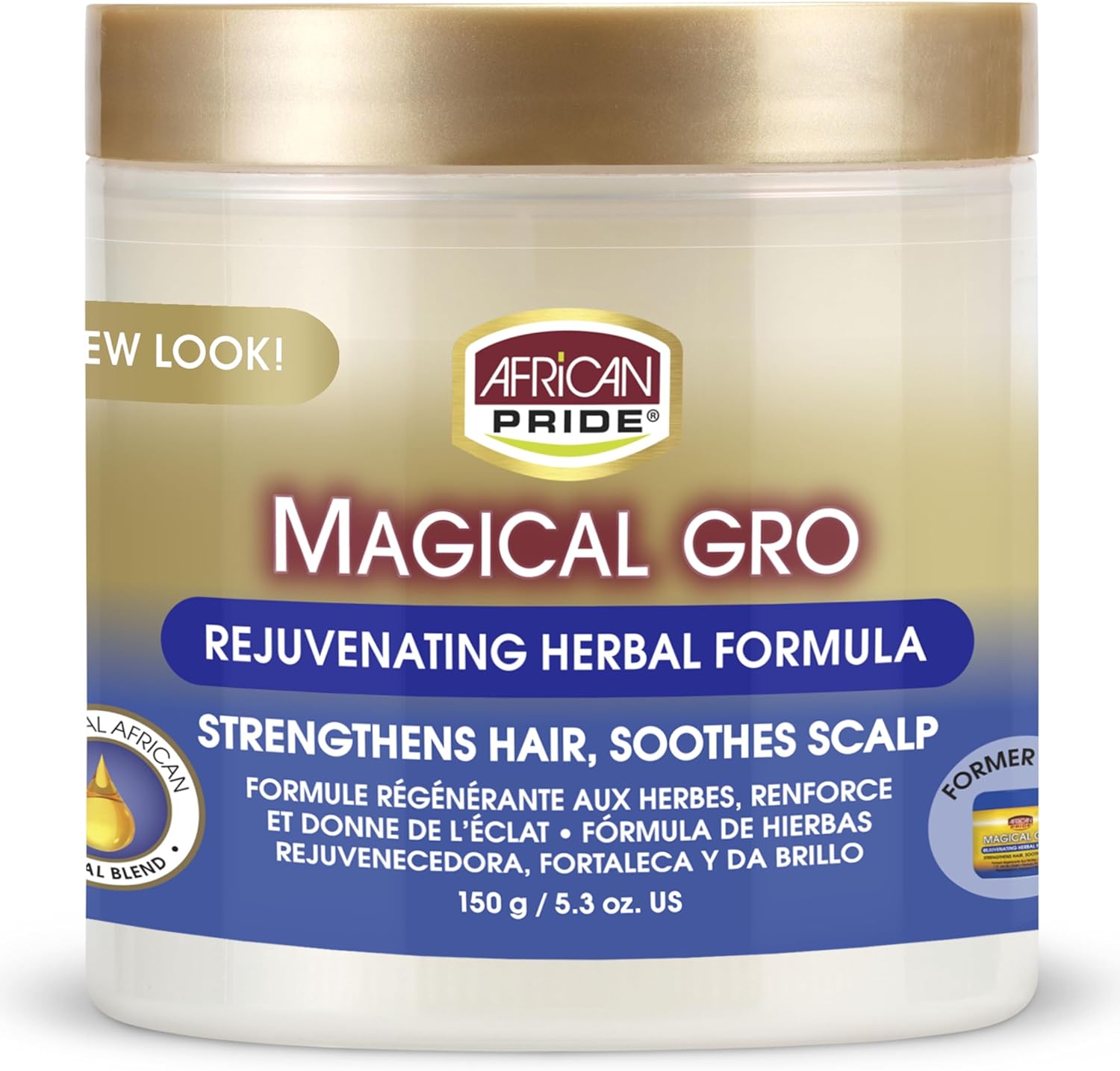 African Pride Magical Gro Rejuvenating Herbal Formula - 150g - product detail | CC Hair & Beauty