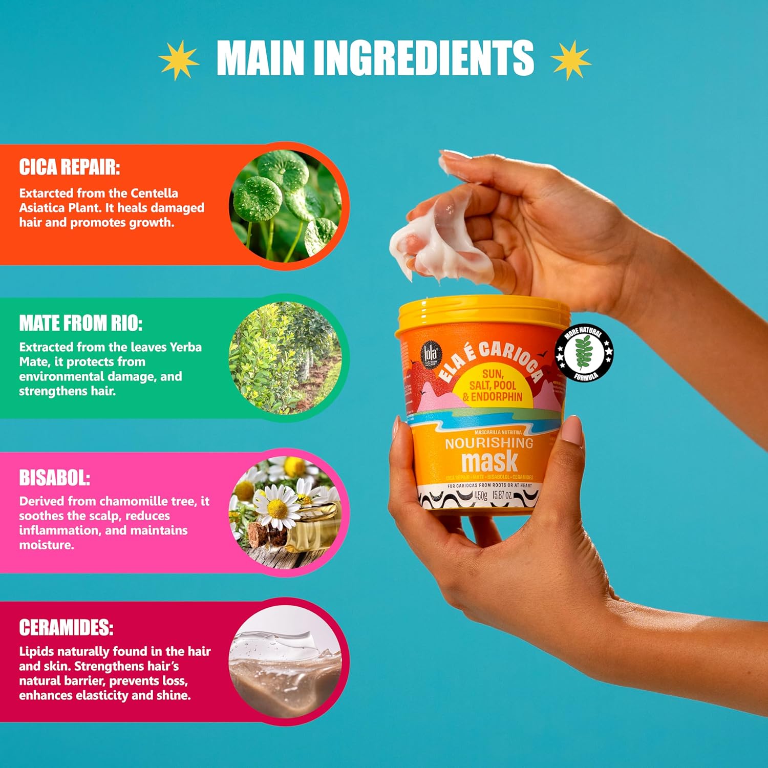 Lola From Rio Ela E Carioca Deeply Nourishing Hair Mask 450ml | CC Hair & Beauty UK