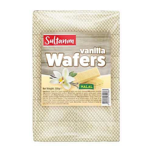 Sultanim Wafers Vanilla Halal 300g