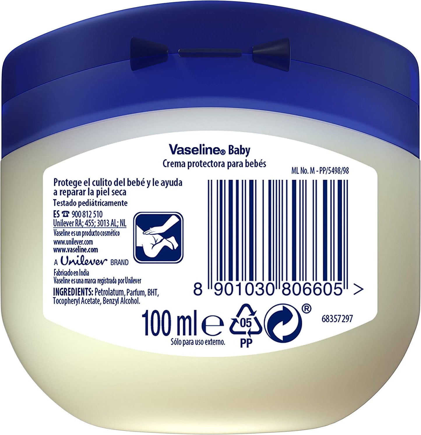 Vaseline Baby Gel for Baby - 100ml - view 2