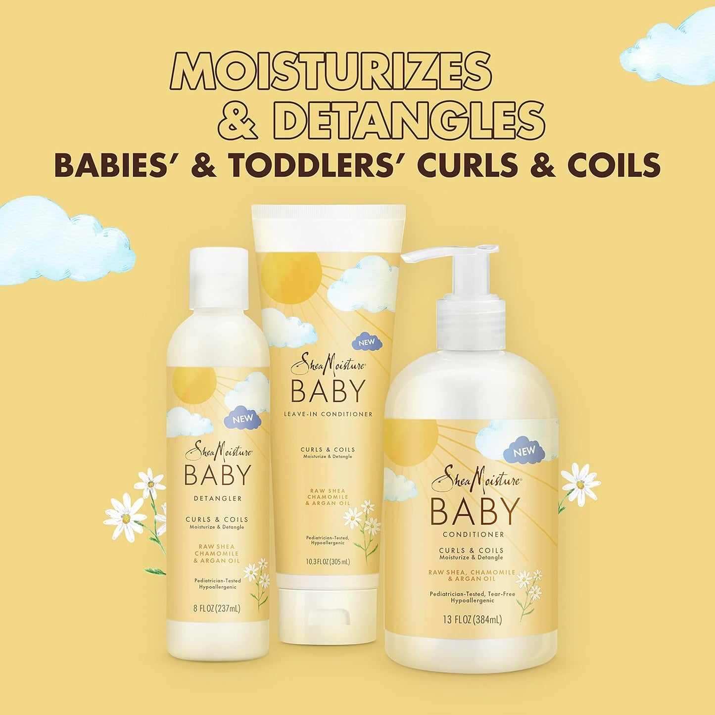 Shea Moisture Baby Conditioner With Raw Shea, Chamomile & Argan Oil 13oz - view 6