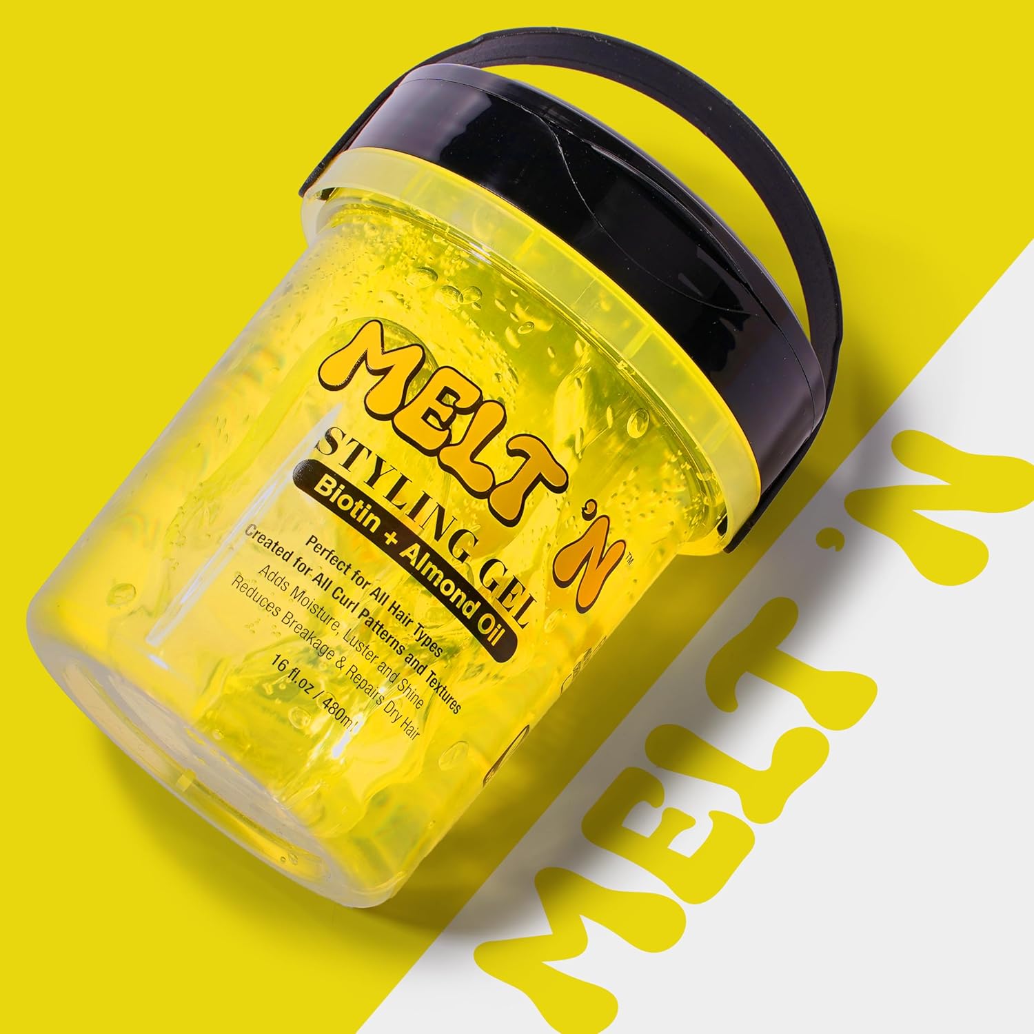 Ebin New York Ebin New York Melt'n Styling Gel Biotin and Almond Oil Infused 16oz | CC Hair & Beauty Leeds