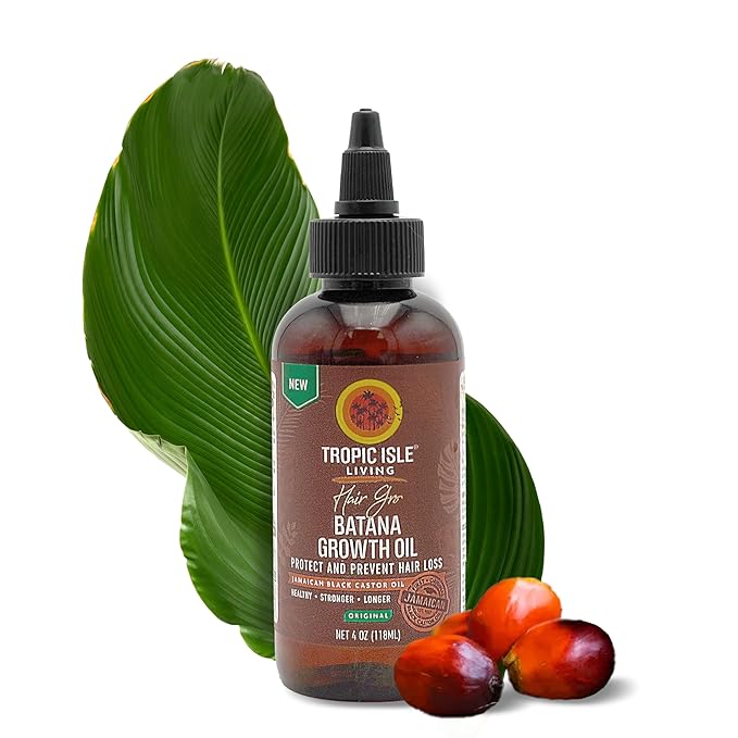 Tropic Isle Living Hair Gro Batana Growth Oil Collection 4 oz Original | CC Hair & Beauty UK