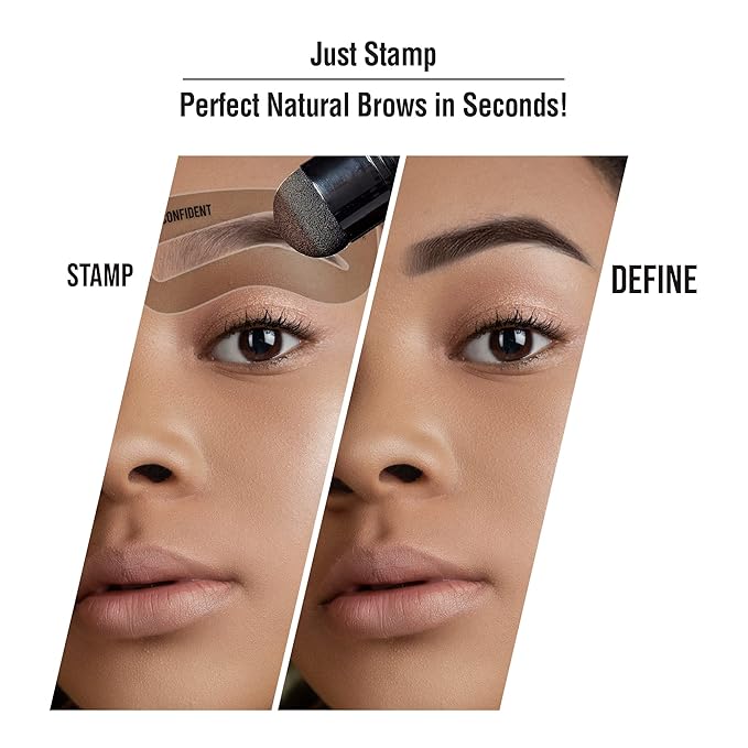 Kiss New York Instant Brow Stamp and Stencil Kit Powder Stamp Eyebrow Shaping Kit | CC Hair & Beauty UK