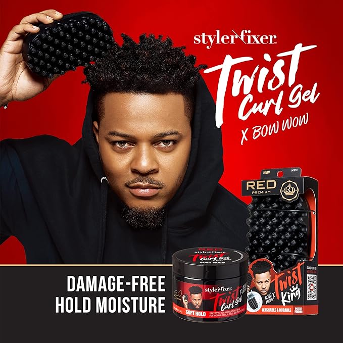 RED By Kiss X Bow Wow Styler Fixer Twist Curl Gel 6oz | CC Hair & Beauty UK