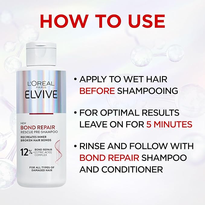 L'Oréal Paris Elvive Bond Repair Pre-Shampoo Treatment 200ml - view 3
