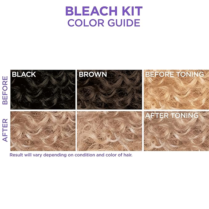 Dark and Lovely Uplift Bleaching Kit with Powder, Developer & Toner for Blonde Hair | CC Hair & Beauty UK