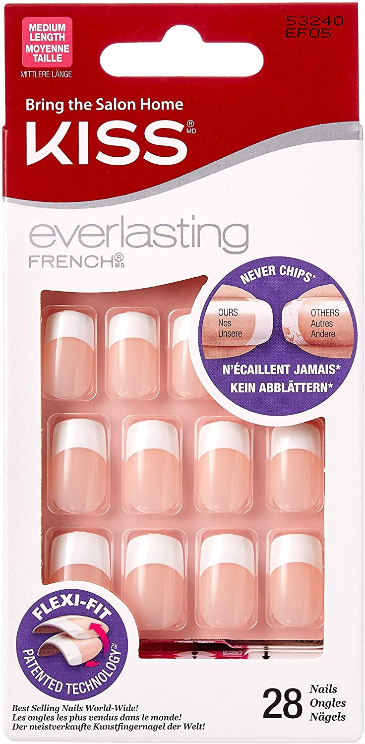 Kiss Nails KISS Everlasting French Tips Nails EF05 | CC Hair & Beauty Leeds