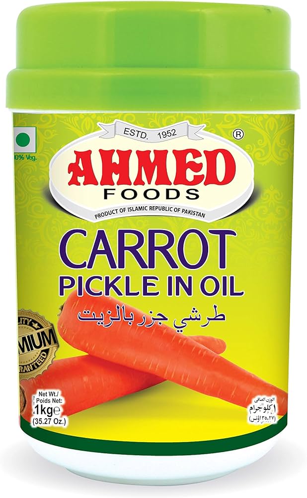 Ahmed Carrot Pickle In Oil 1Kg