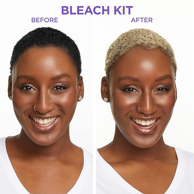 Dark and Lovely Uplift Bleaching Kit with Powder, Developer & Toner for Blonde Hair | CC Hair & Beauty UK