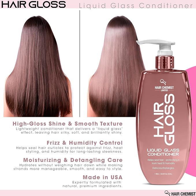 Hair Chemist Hair Gloss Liquid Glass Conditioner 33.8oz - view 6