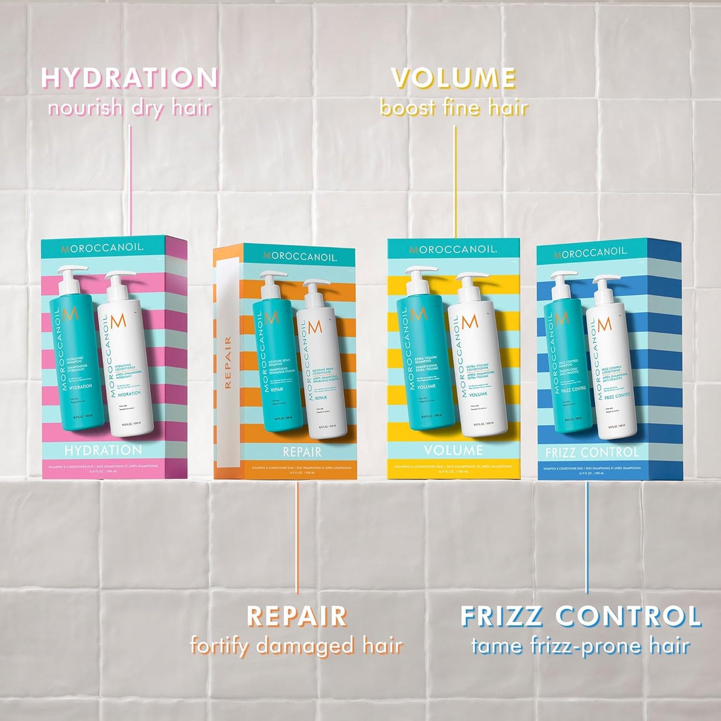 Moroccanoil Hydrating Shampoo & Conditioner DUO Set - 2x 500 ml | CC Hair & Beauty UK