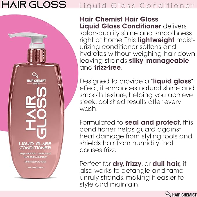 Hair Chemist Hair Gloss Liquid Glass Conditioner 33.8oz - view 5