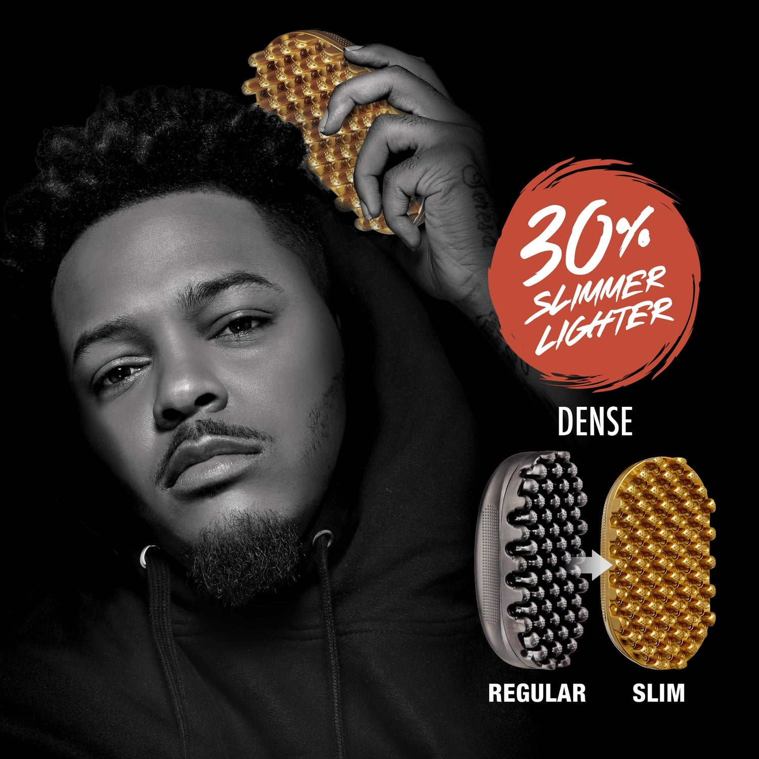 Red By Kiss Bow Wow X Twist King Luxury Twist Styler Washable Brush Gold - available online | CC Hair & Beauty UK