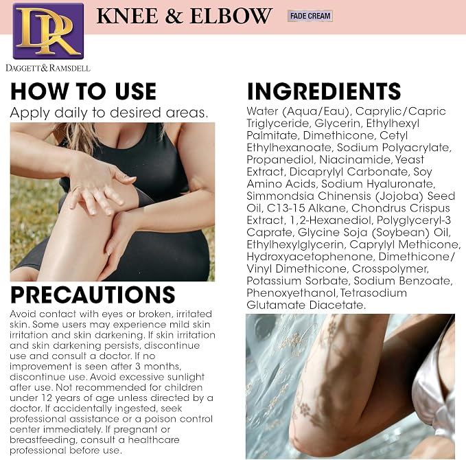Daggett & Ramsdell Knee and Elbow Wrinkle Relief Cream with 2% Oligopeptide 4oz - view 4