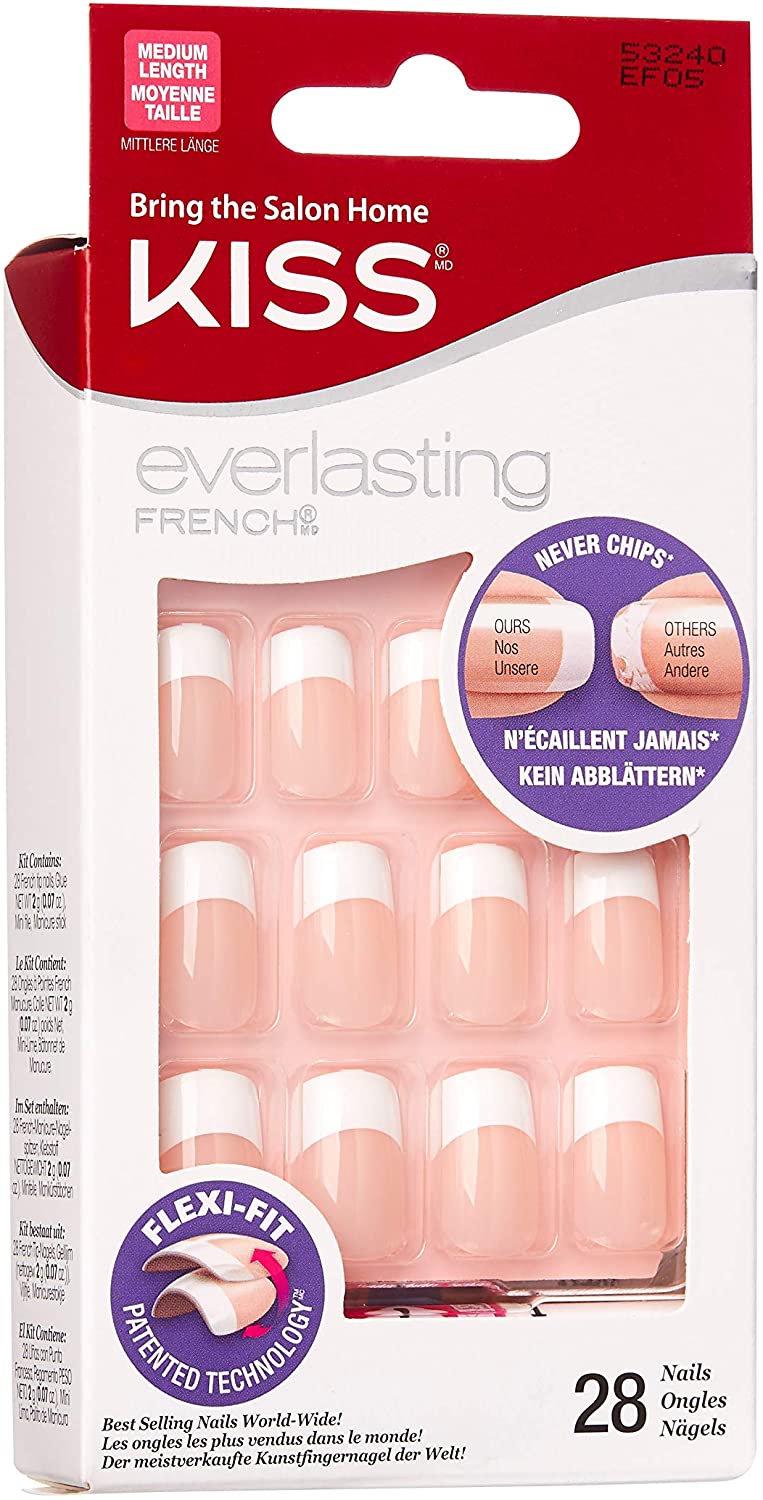 Kiss Nails KISS Everlasting French Tips Nails EF05 | CC Hair & Beauty Leeds
