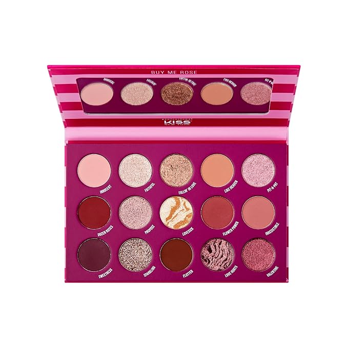 KISS NEW YORK Professional Shadow Palette  - Buy Me Rose | CC Hair & Beauty UK
