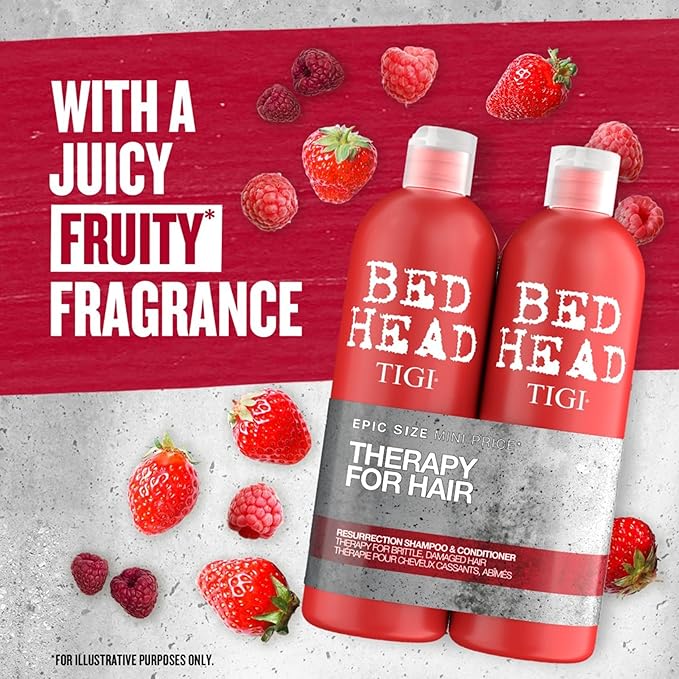 Tigi Bed Head Bedhead by TIGI Resurrection Shampoo and Conditioner Set 2x750ml | CC Hair & Beauty Leeds